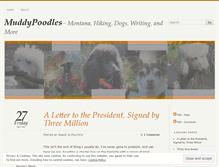 Tablet Screenshot of muddypoodles.com